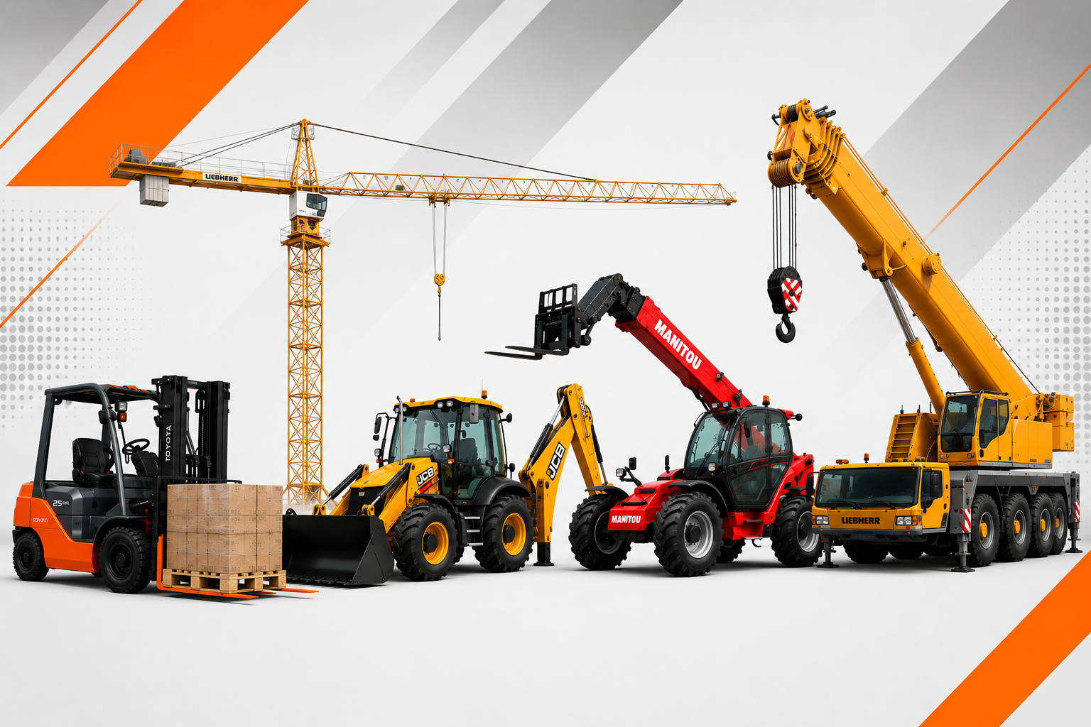 Formation CACES CAF, Engins de Chantier, Manitou, Grue Fixe & Grue Mobile